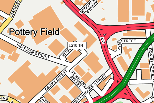 LS10 1NT map - OS OpenMap – Local (Ordnance Survey) LS10 1NT map - OS OpenMap – Local (Ordnance Survey)