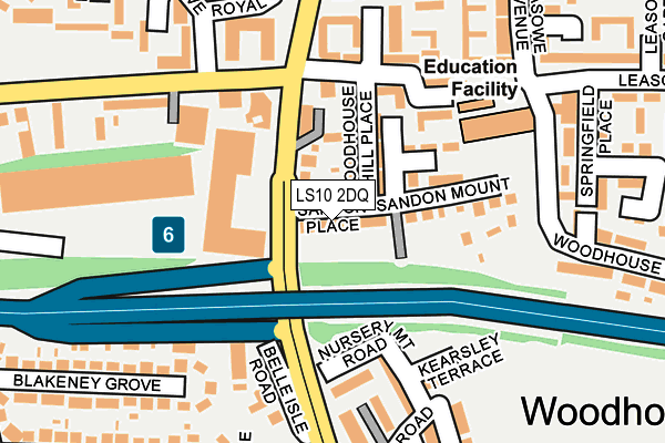 LS10 2DQ map - OS OpenMap – Local (Ordnance Survey) LS10 2DQ map - OS OpenMap – Local (Ordnance Survey)