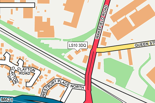 LS10 3DQ map - OS OpenMap – Local (Ordnance Survey) LS10 3DQ map - OS OpenMap – Local (Ordnance Survey)