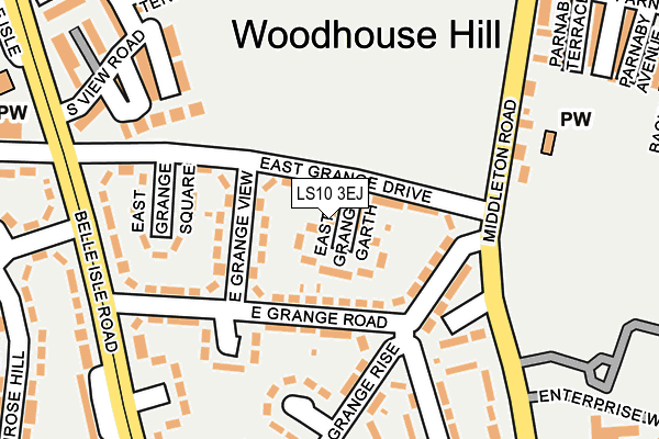 LS10 3EJ map - OS OpenMap – Local (Ordnance Survey) LS10 3EJ map - OS OpenMap – Local (Ordnance Survey)