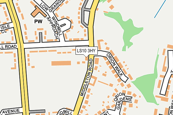 LS10 3HY map - OS OpenMap – Local (Ordnance Survey) LS10 3HY map - OS OpenMap – Local (Ordnance Survey)