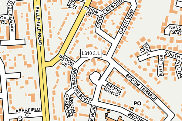 LS10 3JL map - OS OpenMap – Local (Ordnance Survey) LS10 3JL map - OS OpenMap – Local (Ordnance Survey)