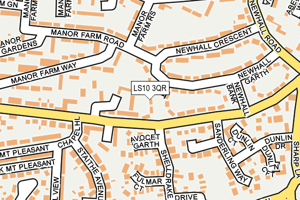LS10 3QR map - OS OpenMap – Local (Ordnance Survey) LS10 3QR map - OS OpenMap – Local (Ordnance Survey)