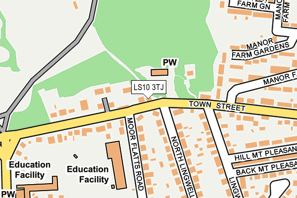 LS10 3TJ map - OS OpenMap – Local (Ordnance Survey) LS10 3TJ map - OS OpenMap – Local (Ordnance Survey)