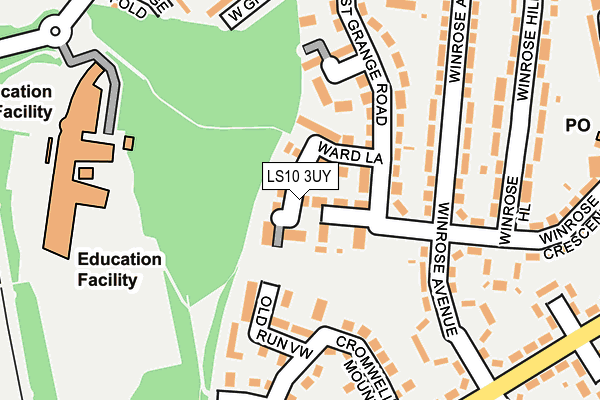 LS10 3UY map - OS OpenMap – Local (Ordnance Survey) LS10 3UY map - OS OpenMap – Local (Ordnance Survey)