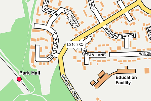 LS10 3XQ map - OS OpenMap – Local (Ordnance Survey) LS10 3XQ map - OS OpenMap – Local (Ordnance Survey)