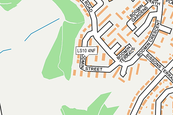 LS10 4NF map - OS OpenMap – Local (Ordnance Survey) LS10 4NF map - OS OpenMap – Local (Ordnance Survey)