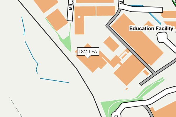 LS11 0EA map - OS OpenMap – Local (Ordnance Survey) LS11 0EA map - OS OpenMap – Local (Ordnance Survey)