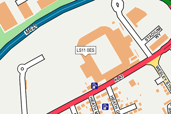 LS11 0ES map - OS OpenMap – Local (Ordnance Survey) LS11 0ES map - OS OpenMap – Local (Ordnance Survey)