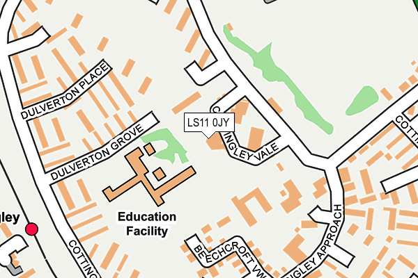 LS11 0JY map - OS OpenMap – Local (Ordnance Survey) LS11 0JY map - OS OpenMap – Local (Ordnance Survey)