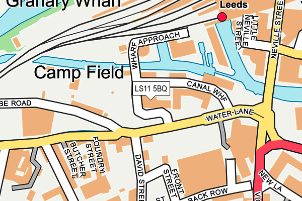 LS11 5BQ map - OS OpenMap – Local (Ordnance Survey) LS11 5BQ map - OS OpenMap – Local (Ordnance Survey)