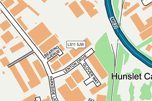 LS11 5JW map - OS OpenMap – Local (Ordnance Survey) LS11 5JW map - OS OpenMap – Local (Ordnance Survey)