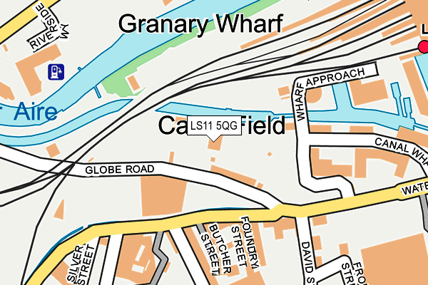 LS11 5QG map - OS OpenMap – Local (Ordnance Survey) LS11 5QG map - OS OpenMap – Local (Ordnance Survey)