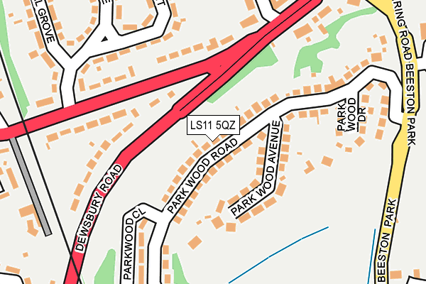LS11 5QZ map - OS OpenMap – Local (Ordnance Survey) LS11 5QZ map - OS OpenMap – Local (Ordnance Survey)