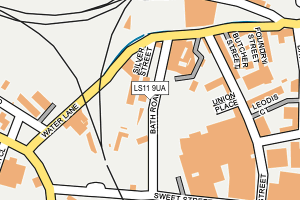 LS11 9UA map - OS OpenMap – Local (Ordnance Survey) LS11 9UA map - OS OpenMap – Local (Ordnance Survey)