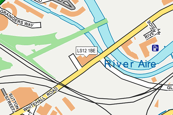 LS12 1BE map - OS OpenMap – Local (Ordnance Survey) LS12 1BE map - OS OpenMap – Local (Ordnance Survey)