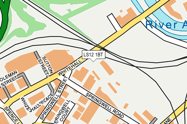 LS12 1BT map - OS OpenMap – Local (Ordnance Survey) LS12 1BT map - OS OpenMap – Local (Ordnance Survey)