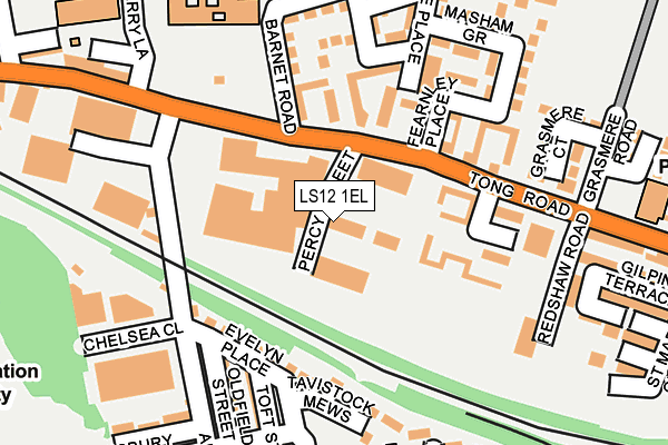 LS12 1EL map - OS OpenMap – Local (Ordnance Survey) LS12 1EL map - OS OpenMap – Local (Ordnance Survey)