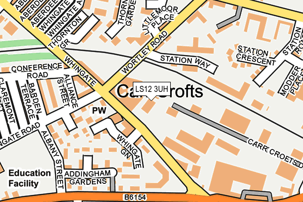 LS12 3UH map - OS OpenMap – Local (Ordnance Survey) LS12 3UH map - OS OpenMap – Local (Ordnance Survey)
