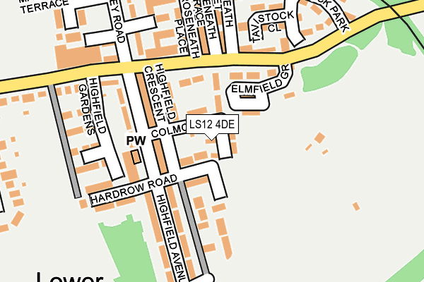 LS12 4DE map - OS OpenMap – Local (Ordnance Survey) LS12 4DE map - OS OpenMap – Local (Ordnance Survey)