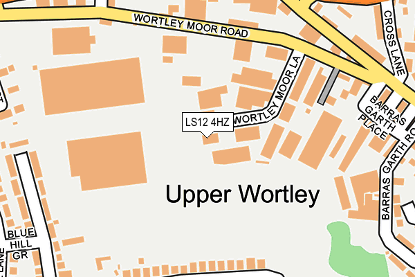 LS12 4HZ map - OS OpenMap – Local (Ordnance Survey) LS12 4HZ map - OS OpenMap – Local (Ordnance Survey)