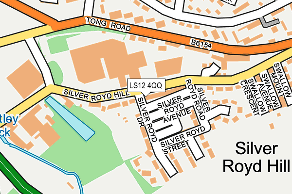 LS12 4QQ map - OS OpenMap – Local (Ordnance Survey) LS12 4QQ map - OS OpenMap – Local (Ordnance Survey)