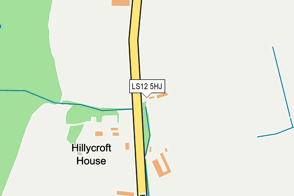 LS12 5HJ map - OS OpenMap – Local (Ordnance Survey) LS12 5HJ map - OS OpenMap – Local (Ordnance Survey)
