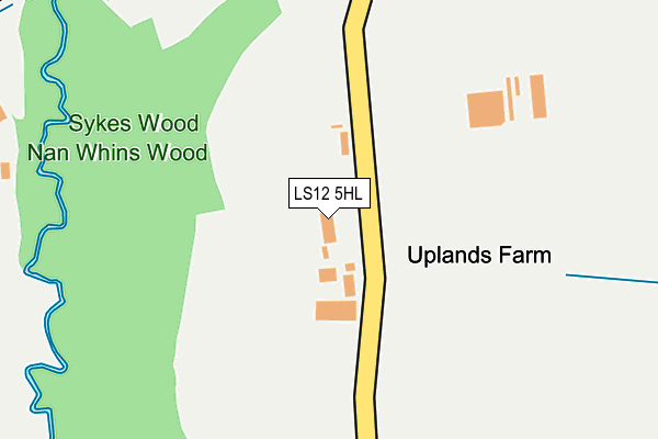 LS12 5HL map - OS OpenMap – Local (Ordnance Survey) LS12 5HL map - OS OpenMap – Local (Ordnance Survey)