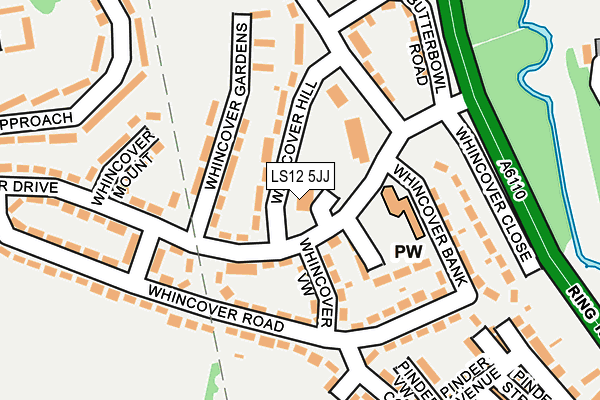 LS12 5JJ map - OS OpenMap – Local (Ordnance Survey) LS12 5JJ map - OS OpenMap – Local (Ordnance Survey)