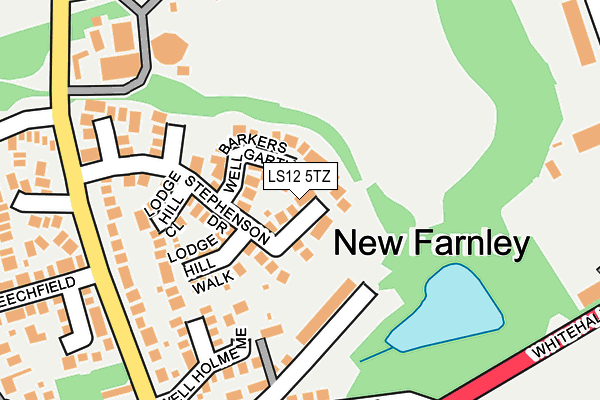 LS12 5TZ map - OS OpenMap – Local (Ordnance Survey) LS12 5TZ map - OS OpenMap – Local (Ordnance Survey)