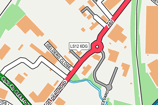 LS12 6DG map - OS OpenMap – Local (Ordnance Survey) LS12 6DG map - OS OpenMap – Local (Ordnance Survey)