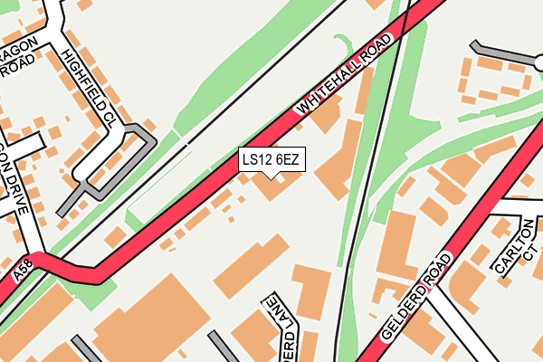 LS12 6EZ map - OS OpenMap – Local (Ordnance Survey) LS12 6EZ map - OS OpenMap – Local (Ordnance Survey)