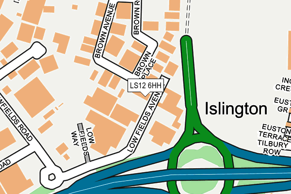 LS12 6HH map - OS OpenMap – Local (Ordnance Survey) LS12 6HH map - OS OpenMap – Local (Ordnance Survey)