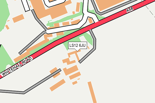 LS12 6JU map - OS OpenMap – Local (Ordnance Survey) LS12 6JU map - OS OpenMap – Local (Ordnance Survey)