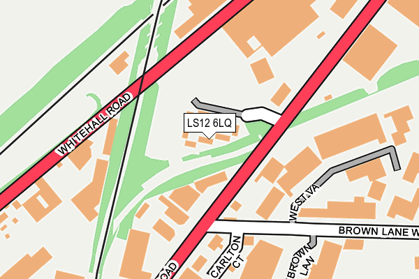 LS12 6LQ map - OS OpenMap – Local (Ordnance Survey) LS12 6LQ map - OS OpenMap – Local (Ordnance Survey)