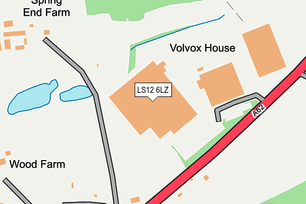 LS12 6LZ map - OS OpenMap – Local (Ordnance Survey) LS12 6LZ map - OS OpenMap – Local (Ordnance Survey)