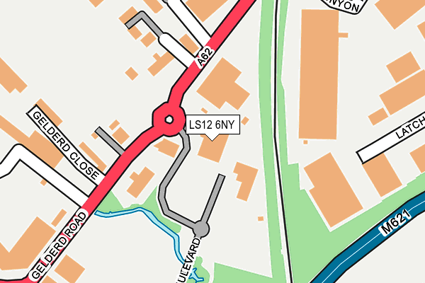 LS12 6NY map - OS OpenMap – Local (Ordnance Survey) LS12 6NY map - OS OpenMap – Local (Ordnance Survey)