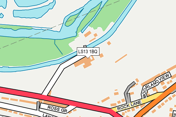 LS13 1BQ map - OS OpenMap – Local (Ordnance Survey) LS13 1BQ map - OS OpenMap – Local (Ordnance Survey)