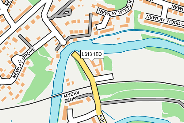 LS13 1EQ map - OS OpenMap – Local (Ordnance Survey) LS13 1EQ map - OS OpenMap – Local (Ordnance Survey)