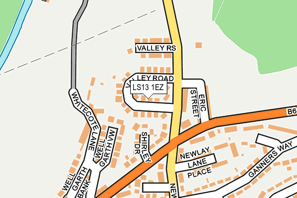 LS13 1EZ map - OS OpenMap – Local (Ordnance Survey) LS13 1EZ map - OS OpenMap – Local (Ordnance Survey)