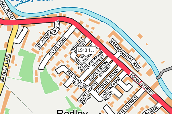 LS13 1JJ map - OS OpenMap – Local (Ordnance Survey) LS13 1JJ map - OS OpenMap – Local (Ordnance Survey)