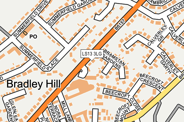 LS13 3LG map - OS OpenMap – Local (Ordnance Survey) LS13 3LG map - OS OpenMap – Local (Ordnance Survey)