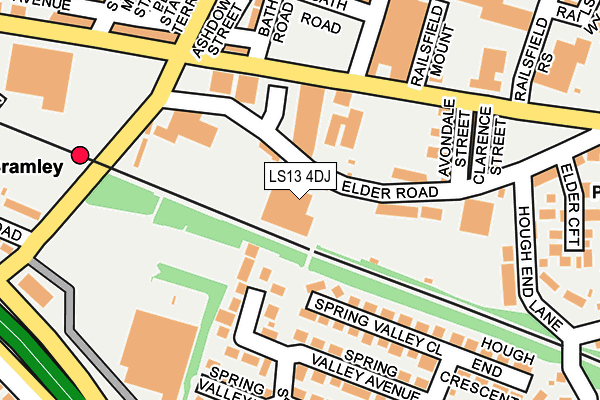 LS13 4DJ map - OS OpenMap – Local (Ordnance Survey) LS13 4DJ map - OS OpenMap – Local (Ordnance Survey)