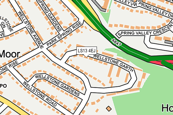 LS13 4EJ map - OS OpenMap – Local (Ordnance Survey) LS13 4EJ map - OS OpenMap – Local (Ordnance Survey)