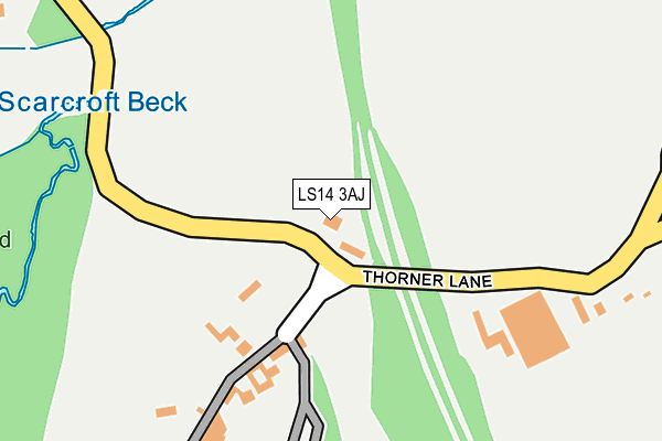 LS14 3AJ map - OS OpenMap – Local (Ordnance Survey) LS14 3AJ map - OS OpenMap – Local (Ordnance Survey)