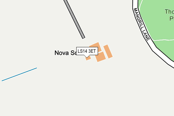 LS14 3ET map - OS OpenMap – Local (Ordnance Survey) LS14 3ET map - OS OpenMap – Local (Ordnance Survey)