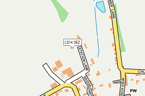 LS14 3EZ map - OS OpenMap – Local (Ordnance Survey) LS14 3EZ map - OS OpenMap – Local (Ordnance Survey)