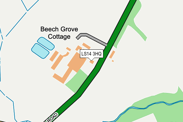 LS14 3HQ map - OS OpenMap – Local (Ordnance Survey) LS14 3HQ map - OS OpenMap – Local (Ordnance Survey)