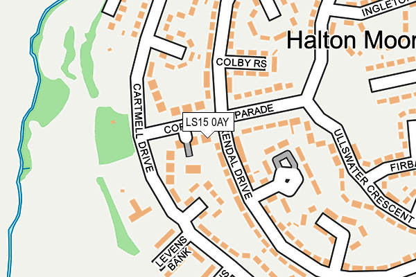 LS15 0AY map - OS OpenMap – Local (Ordnance Survey) LS15 0AY map - OS OpenMap – Local (Ordnance Survey)