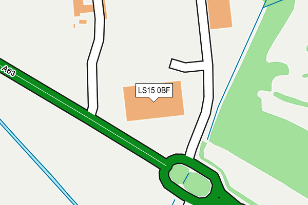 LS15 0BF map - OS OpenMap – Local (Ordnance Survey) LS15 0BF map - OS OpenMap – Local (Ordnance Survey)
